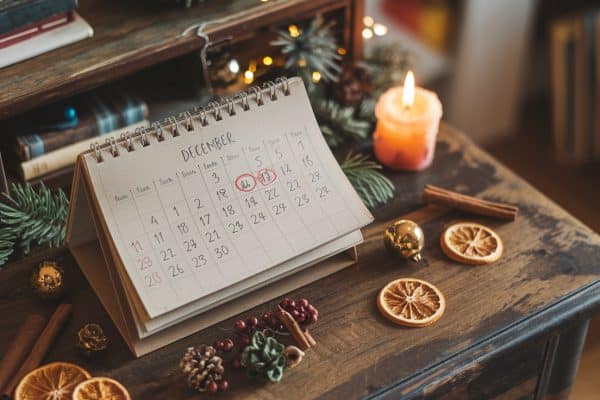 Calendrier 2026 des marchés de Noël