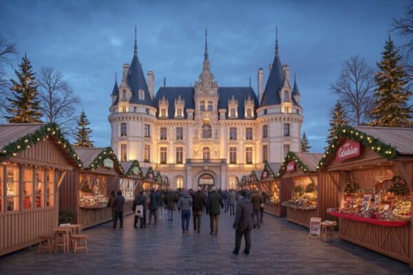 Fêter Noël dans un décor royal : nos marchés au château
