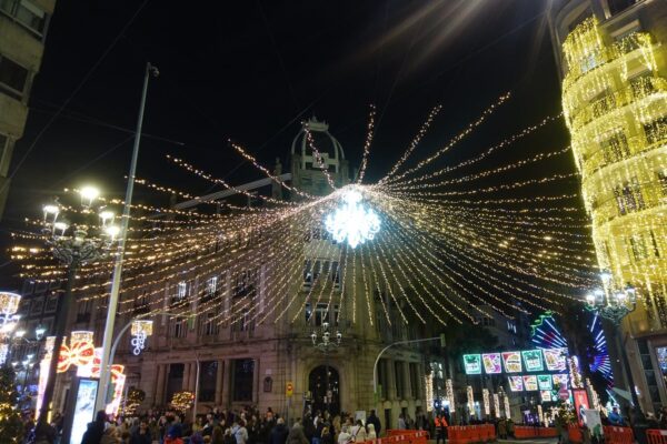 Les illuminations de Noël de Vigo